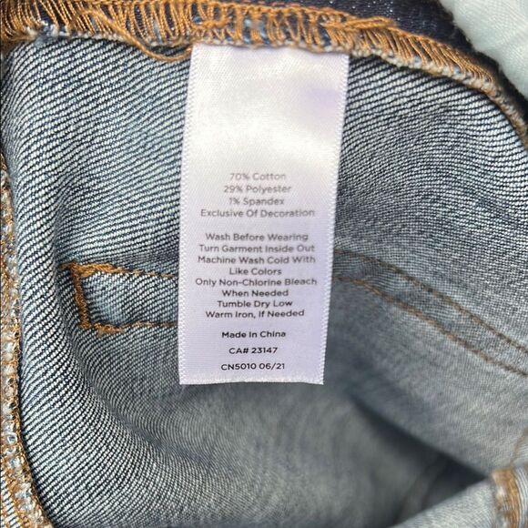 Talbots Women’s Modern Ankle Blue Straight Leg Jeans High Waist Copper Felt Fall - Picture 16 of 16